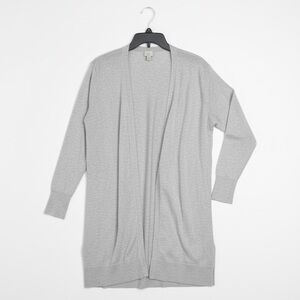 A New Day Heather Gray Open-Front Cardigan ☑️Size L